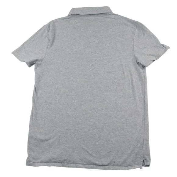 BKE Mens XL Gray Pinstripe Stretch Everyday Wear Polo Shirt Athleisure - Picture 2 of 9